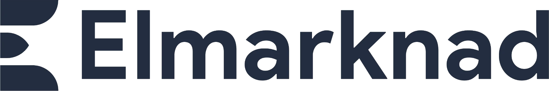 Elmarknad.se logotyp på mörk bakgrund